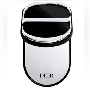 Dior Black And Silver CD Logo Phone Stand And Mirror